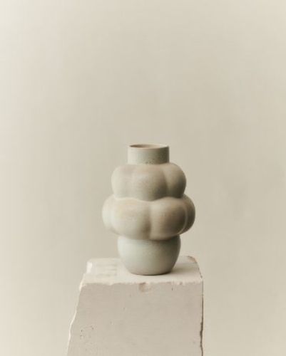Louise Roe Ballonvase #04 H: 32 cm - Vintage Glasur