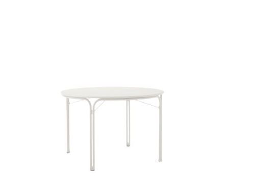 &Tradition Thorvald SC98 Space Copenhagen Outdoor Dining Table Ø: 115 cm - Ivory