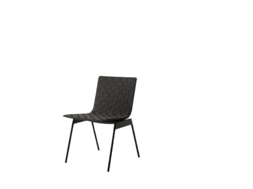 &Tradition Ville AV33 Andersen & Voll Outdoor Side Chair  - Warm Black