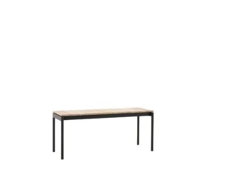 &Tradition Ville AV27 Andersen & Voll Outdoor Bench 40x110 cm - Warm Black/Teak