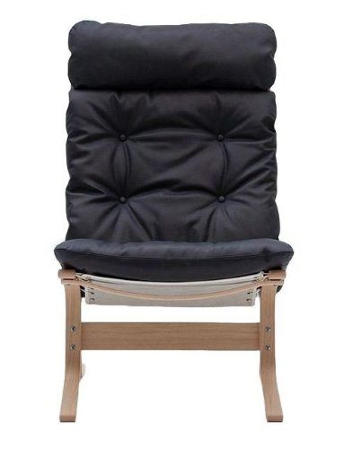LK Hjelle Siesta Classic Lænestol Høj  - Nature/Vintage Black Soft