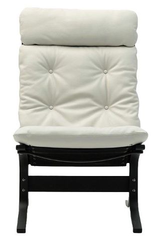 LK Hjelle Siesta Classic Lænestol Høj  - Black/Prescott Lamb