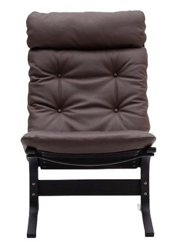 LK Hjelle Siesta Classic Lænestol Høj  - Black/Prescott Chestnut