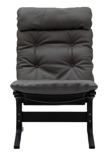 LK Hjelle Siesta Classic Lænestol Høj  - Black/Prescott Greyshadow