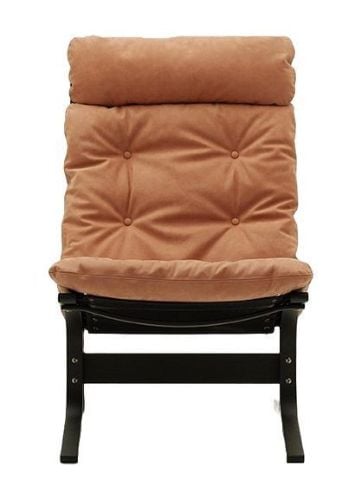 LK Hjelle Siesta Classic Lænestol Høj  - Black/Dunes Cognac