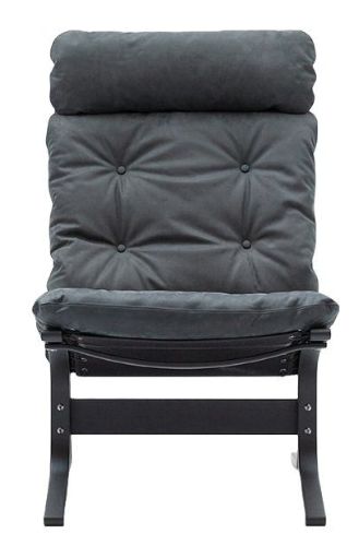 LK Hjelle Siesta Classic Lænestol Høj  - Black/Dunes Anthrazite