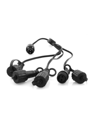 Sirius Top-Line 4-split L: 30 cm - Sort