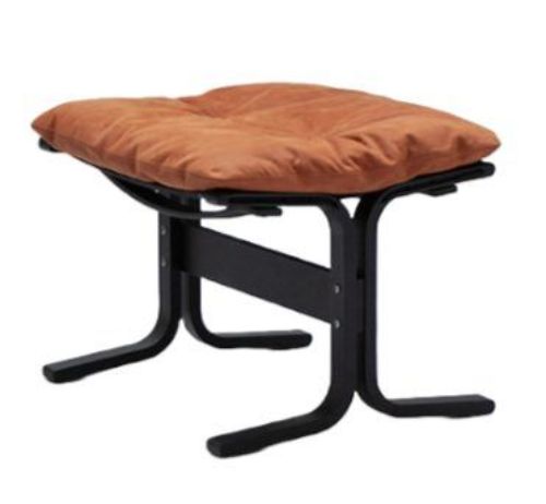 LK Hjelle Siesta Classic Fodskammel H: 45 cm - Black/Dunes Rust