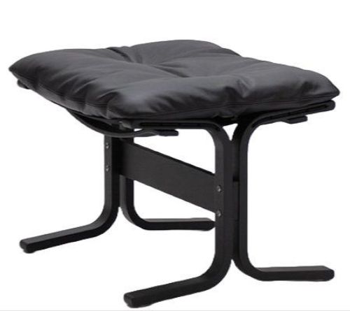 LK Hjelle Siesta Classic Fodskammel H: 45 cm - Black/Elmo Rustical Black
