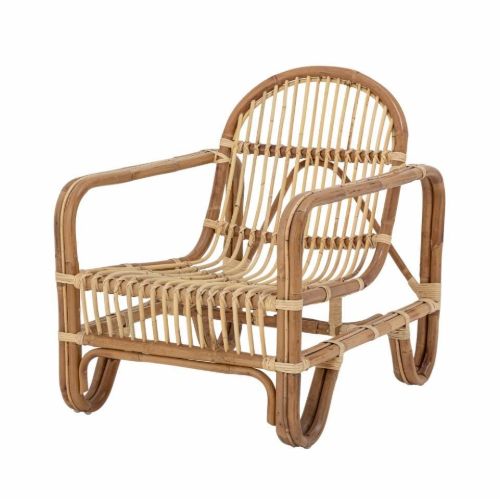 Bloomingville Baal Loungestuhl SH: 34 cm - Natur/Rattan