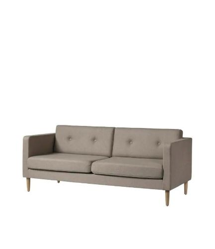 FDB Møbler Firhøj 2,5-Personen-Sofa L: 198 cm – MLF26/Hellbraun