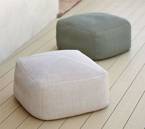 Cane-line Outdoor Divine Fußhocker 55x55 cm - Sand