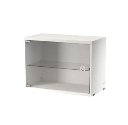 String Furniture Display Cabinet With Swing Glass Door 58x42 cm - White OUTLET
