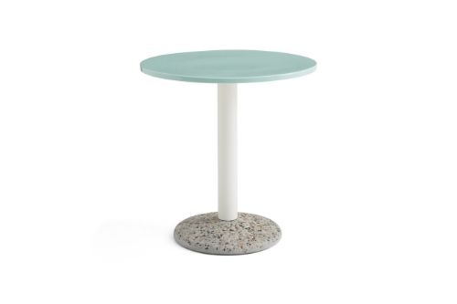 HAY Ceramic Table Ø: 70 cm - Light Mint 