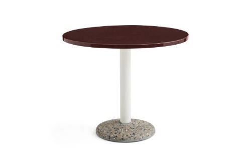 HAY Ceramic Table Ø: 90 cm - Bordeaux 