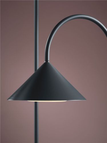Frandsen Grasp Tragbare Tischlampe H: 47 cm – Mattes Petroleum