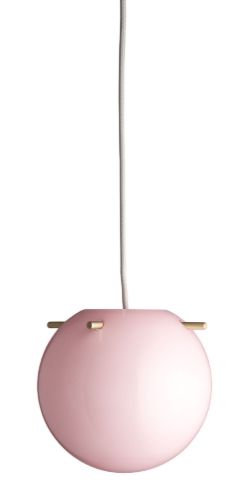 Frandsen Koi Pendant Ø: 25 cm - Opal Rose/Brass Sticks