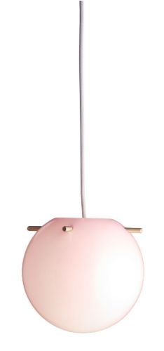 Frandsen Koi-Anhänger Ø: 25 cm – Opal Rose/Messingstäbe