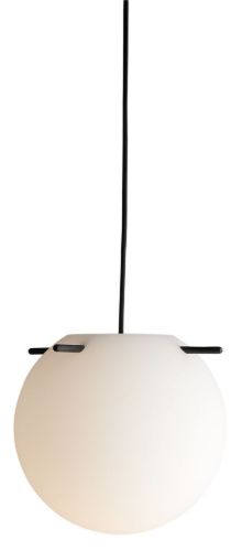 Frandsen Koi-Anhänger Ø: 25 cm – Opalweiß/Schwarze Stäbchen