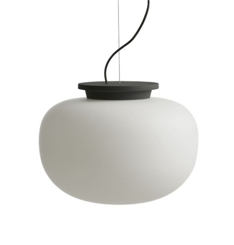 Frandsen Supernate Pendant Ø: 38 cm - Opal White/Black