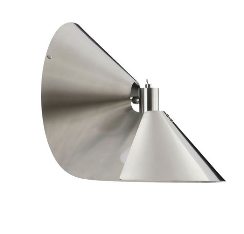 Frandsen Peel Wall Lamp H: 27,5 cm - Brushed Stainless Steel