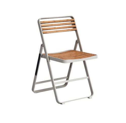 Mindo 121 Foldable Dining Chair - Light Grey