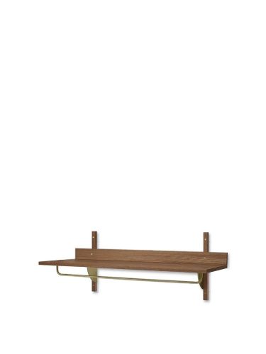 Ferm Living Sector Rack Regal 87x37 cm - Geräucherte Eiche/Messing