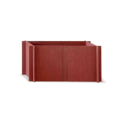 Squarely Copenhagen BloomWIDE 47x25x23 cm - Terracotta Red