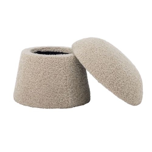 Bloomingville Bocca Pouf H: 38 cm – Natur/Polyester