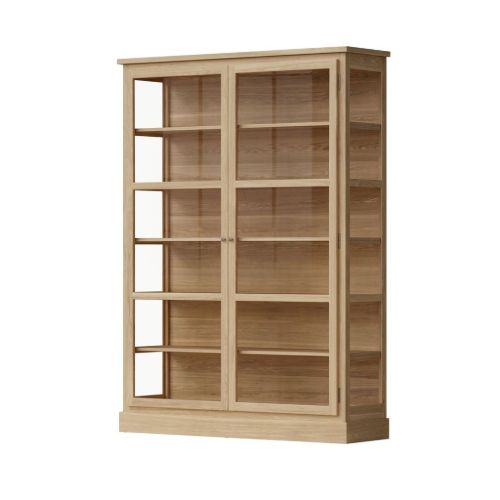 Lindebjerg Design Helle Eiche N2 Vitrine 151x208,5 cm - Helle Eiche