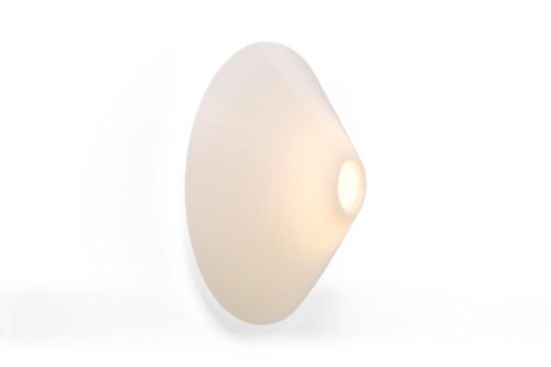HAY Ono Flush Mount 350 Ø: 35 cm - Weiß Opal Acryl