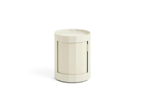 HAY Facet Skab Lav Inkl. Ben og Hjul H: 49 cm - Eggshell