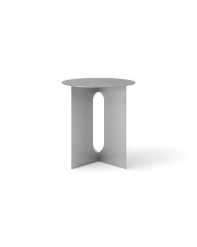 Audo Androgyne Beistelltisch Ø: 40 cm - Edelstahl