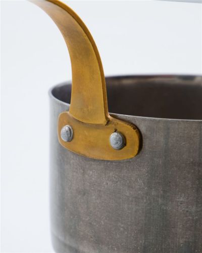 Nicolas Vahé Mini-Kochtopf Ø: 10 cm - Silber-Finish