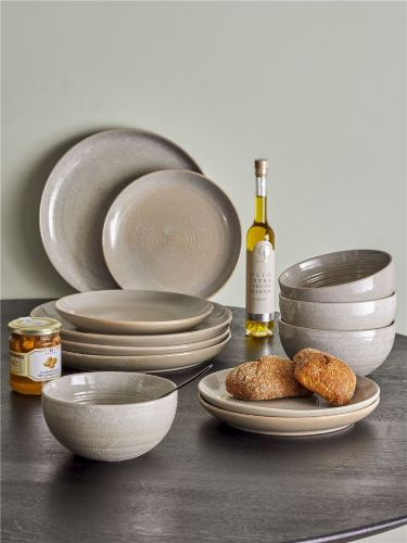 Bloomingville Taupe Geschirrset - Steingut/GrauBloomingville Taupe Geschirrset - Steingut/Grau