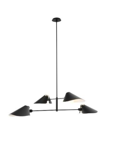 &Tradition Bonnet SC93 Chandelier H: 140 cm - Black