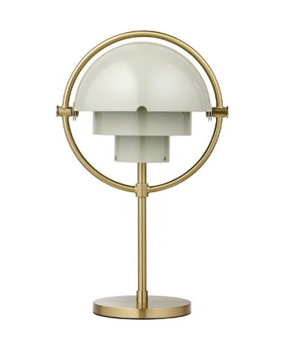GUBI Multi-Lite Portable Lampe H: 30 cm - Brass/Pastel Gray