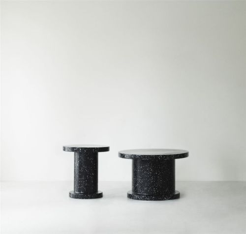 Normann Copenhagen Bit Couchtisch 48x75 cm - Schwarz/Schwarz