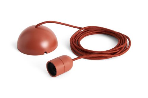 HAY Common Pendant Cord Set - Rusty Red 