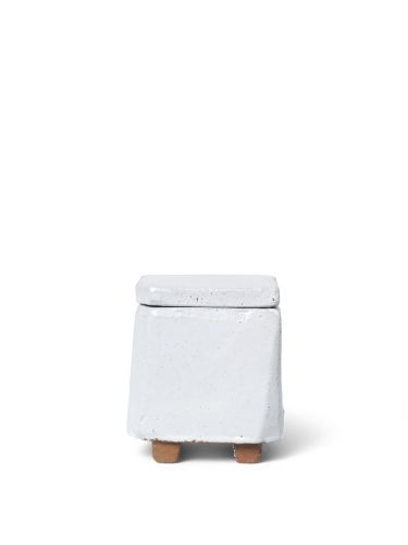 Ferm Living Kurinu Scented Candle H: 10,5 cm - White