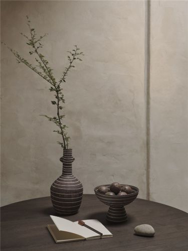 Ferm Living Brura Schüssel - Kaffee/Weiß