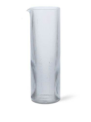 Ferm Living Ripple Water Jug H: 25,5 cm - Clear