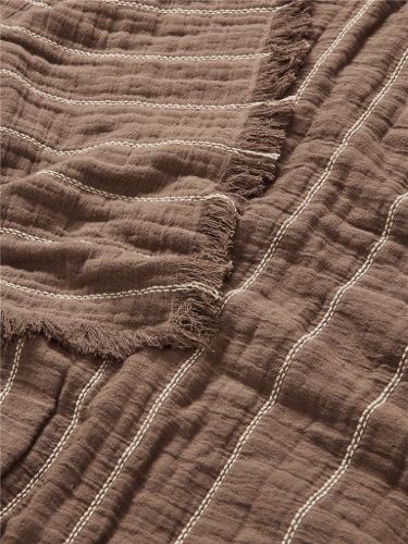 Ferm Living Aires Tagesdecke 250x240 cm - Doppelbett - Stein