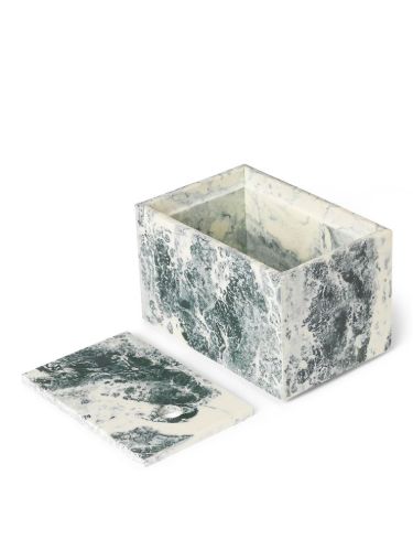 Ferm Living Mist Box – 10 x 15 cm – Smaragd-Off-White
