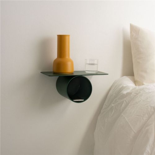 gezeichnetes Pipeline Solo Regal B: 37 cm – Moosgrün