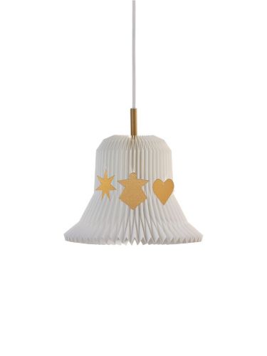 Le Klint Christmas Bell 193 Anhänger inkl. Hänge-Ø: 21 cm – Weiß/Gold 