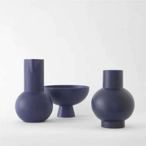 Kleine Vase H: 16 cm - Blau