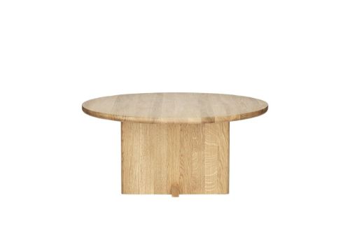 Fogia Koku Couchtisch rund niedrig Ø: 80 cm – Eiche