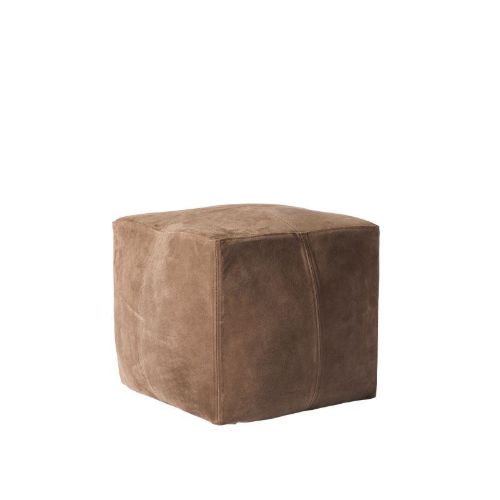 MUUBS Bronx Puf 50x50 cm - Brun 