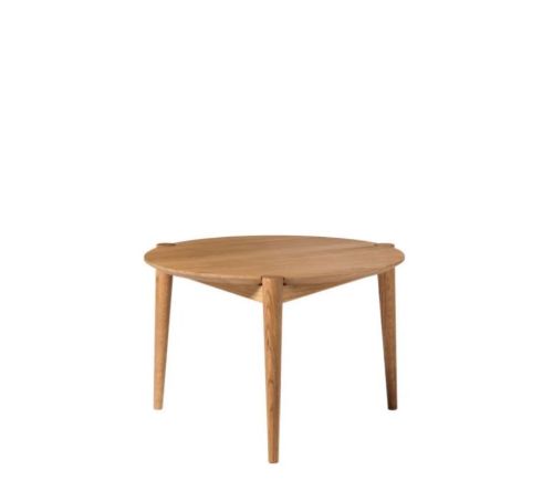 FDB Møbler D102 Søs Sofabord Ø: 55 cm - Naturolieret Eg